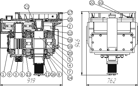 Чертеж сбш 250